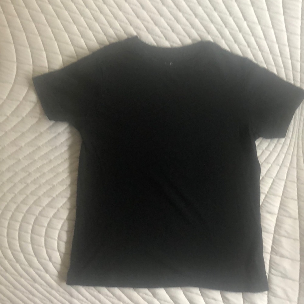 Plain black boys tee-shirt